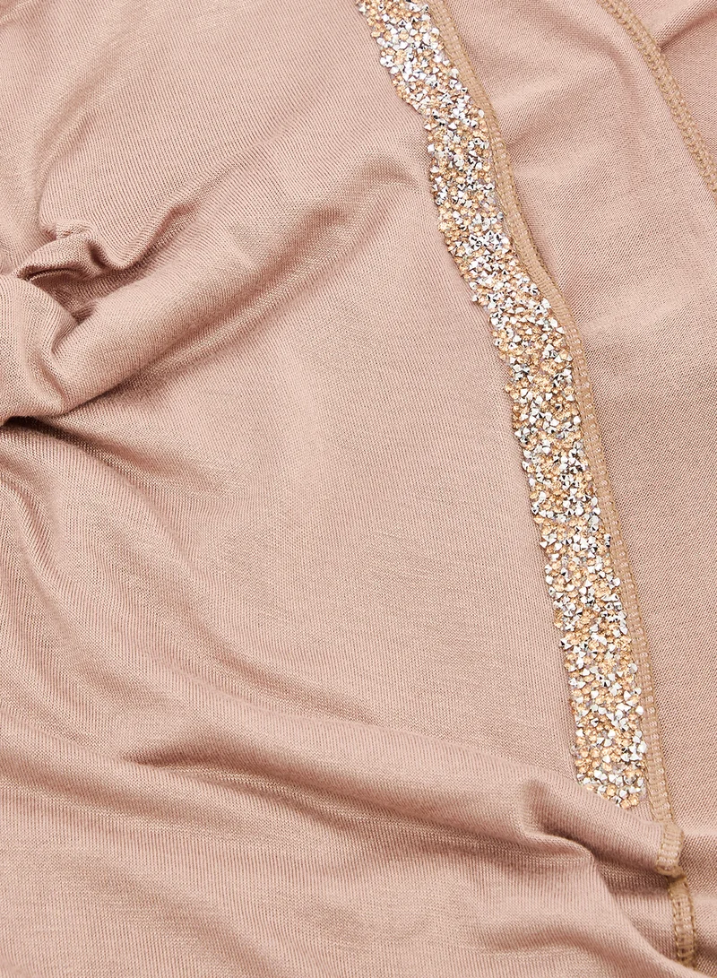Khizana Embellished Detail Modest Hijab Headscarf